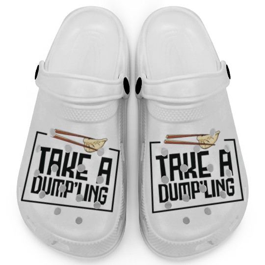 Dumpling Asian Food Chinese Food Fan Clogs