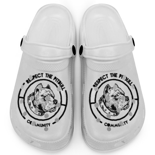 RESPECT THE PITBULL Clogs