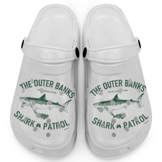 OBX Shark Patrol OBX Vintage Dark Green Clogs