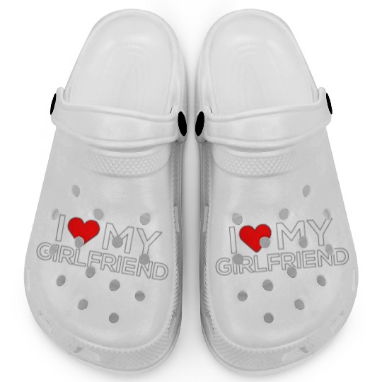 i love my girlfriend Clogs