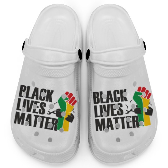 Juneteenth Day 1865, Black Lives Matter Clogs