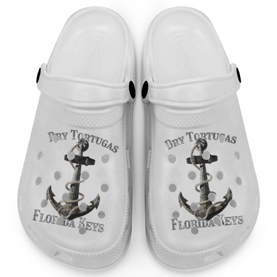 Dry Tortugas Florida Keys Vacation Nautical Anchor Clogs