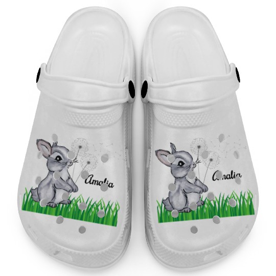 Bunny Name Gift Amalia Clogs