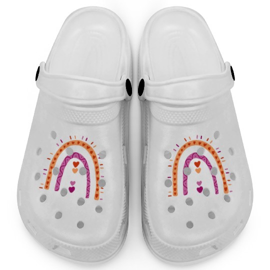 Proud Aunt Lesbian Niece Rainbow Clogs