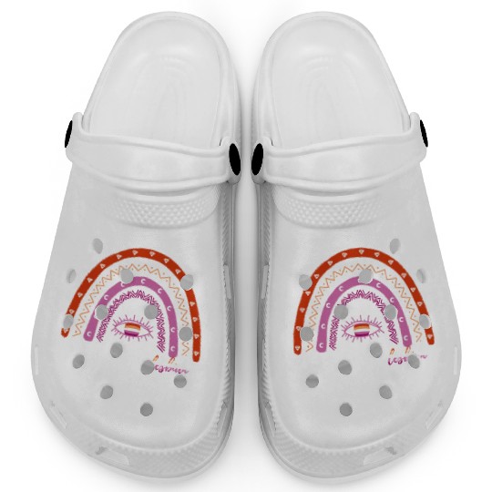 Rainbow Aunt Lesbian Niece Clogs