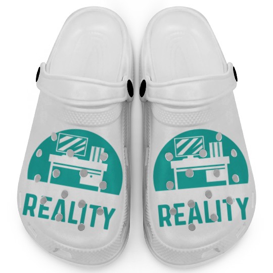 Realistic Reality Office Worker Gift Clogs