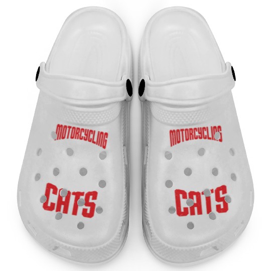 Motorbike Motorcycling Cat Lover Biker Gift Clogs