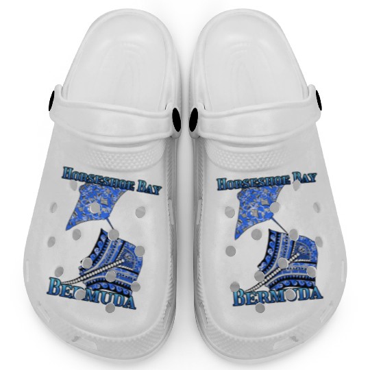 Horseshoe Bay Vacation Tribal Stingrays Clogs