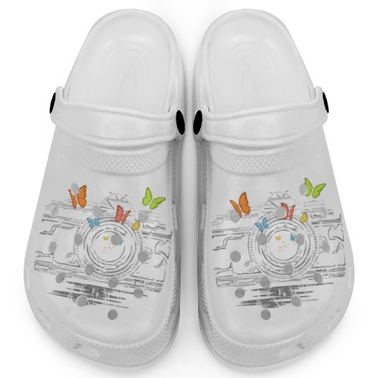 Analog photography nature Clogs