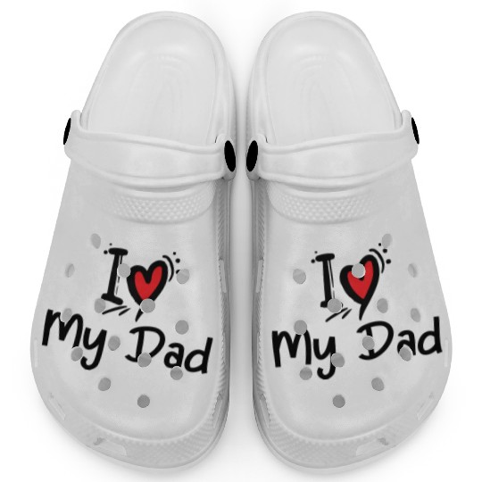 I Love My Dad Clogs