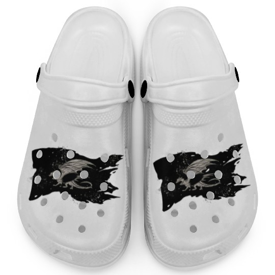 An Old Dragon Flag_It was brilliant in the past Clogs