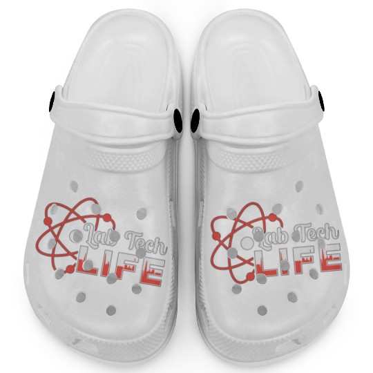 Lab Tech Life Laboratory Science Technician Gift Clogs