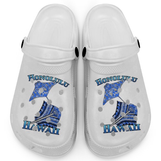 Honolulu Vacation Tribal Stingrays Clogs