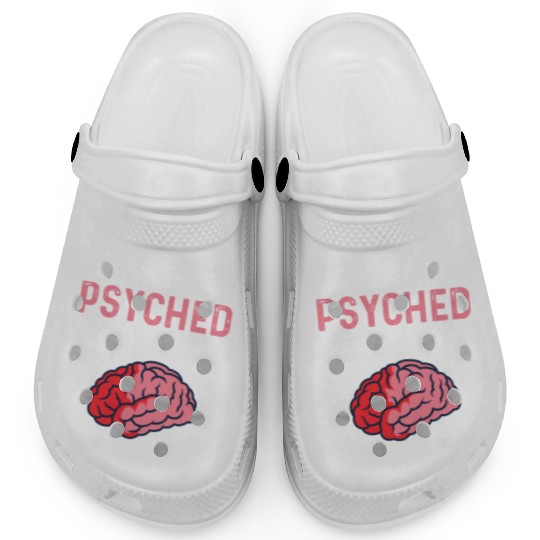 Psyched for Psychology Humorous Person Gift Clogs
