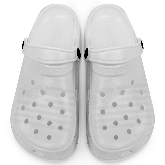 Monster Truck American Flag Racing USA Patriotic Clogs