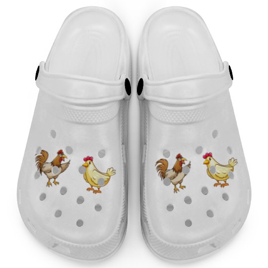 Sometimes I Question My Sanity But My Chickens Tol Clogs