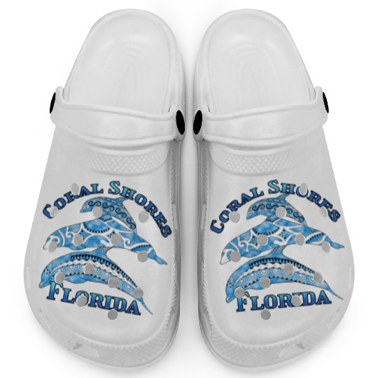 Coral Shores Florida Vacation Tribal Dolphins Clogs