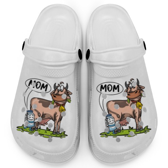 Milk Cartons Call Cow Mom Milk Farmer Cow Clogs