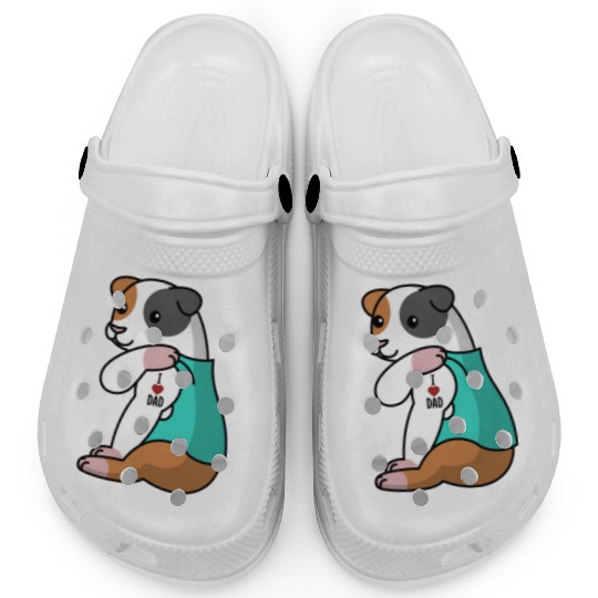 I Love Dad Guinea Pig Clogs
