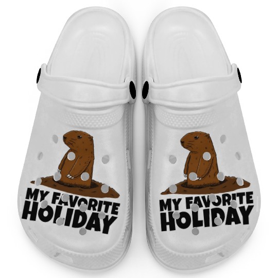 My Favourite Holiday Groundhog Clogs