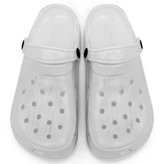 Patriotic Disc Golf American Flag Distressed Clogs