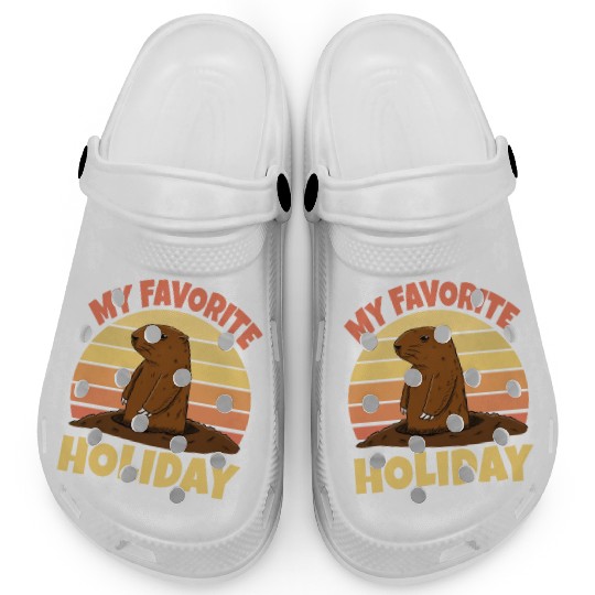 My Favourite Holiday Groundhog Clogs