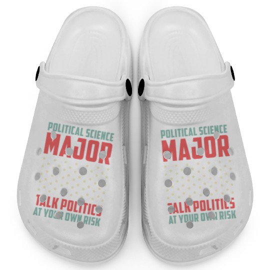 Talks Politics College Student Gift Clogs