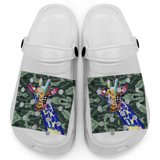 The blue giraffe Clogs