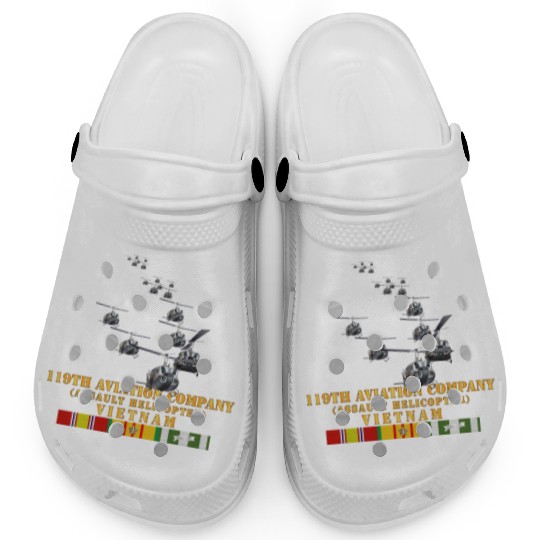 Army 119th Aviation Company Assault Helicopter w V Clogs