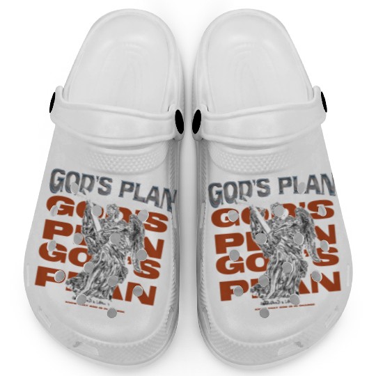 Gods Plan Streetwear Design Clogs