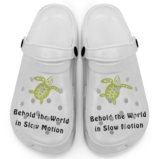 Green Sea Turtle Behold the World in Slow Motion Clogs