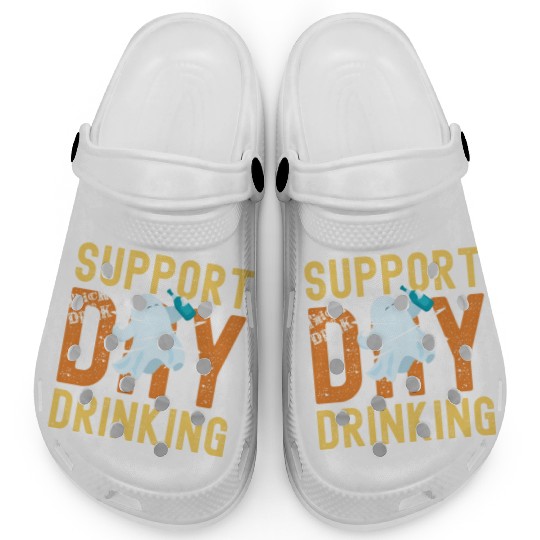 Support Day Drinking Halloween Clogs