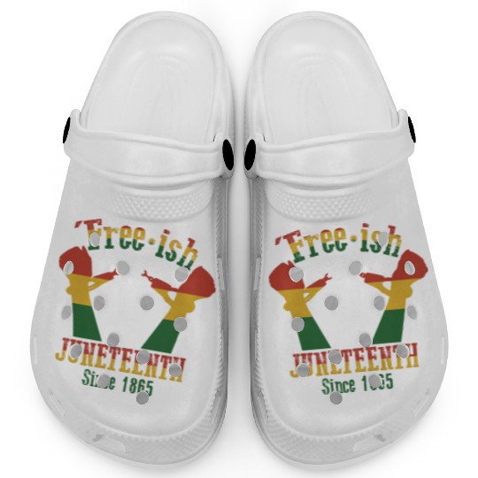Juneteenth Black History Day Pride Gift Clogs