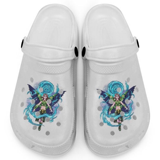 Angel winged robot Clogs