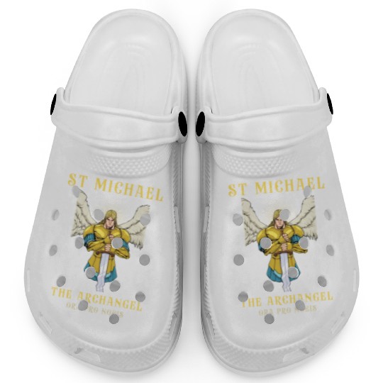 Archangel St Michael Roman Catholic Gift Clogs