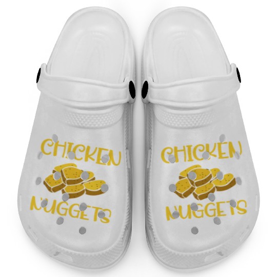 I Wonder If Chicken Nuggets Think About Me To - Fa Clogs