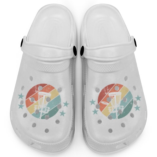 Disc Golf Best Dad by Par Funny Fathers Day Gift Clogs