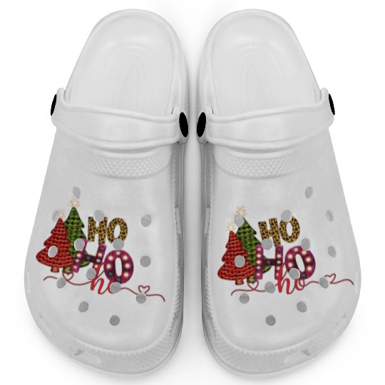 Ho Ho Ho snow tree Clogs