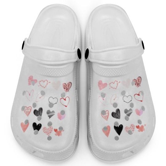 pattern, art, design, wallpaper, floral, flower Clogs