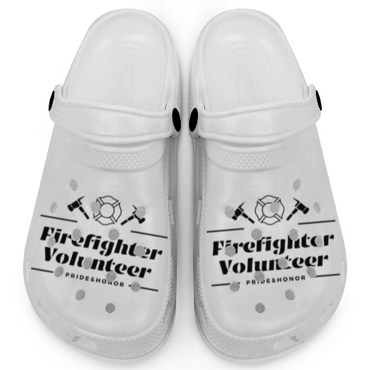 Firefighter Volunteer Pride and Honor Clogs