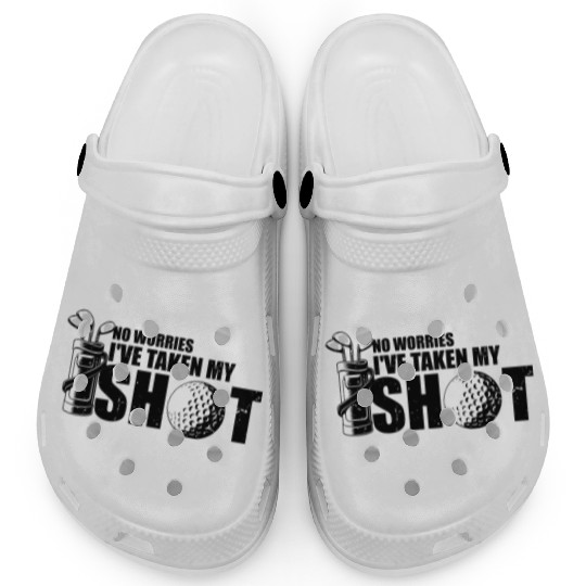 Hilarious Golfing Mockery Leisure Sarcasm Clogs