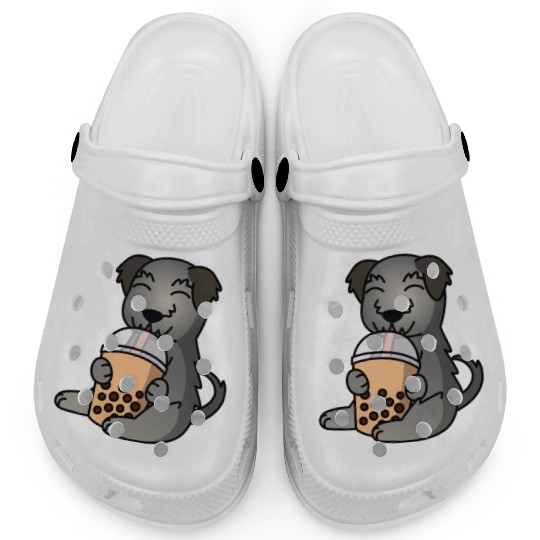 Boba Bubble Tea Irish Wolfhound Clogs