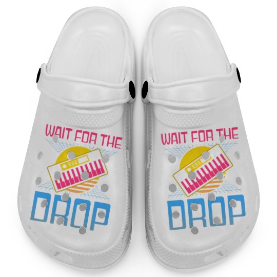 EDM Rave Techno 80s Wait For Drop Clogs