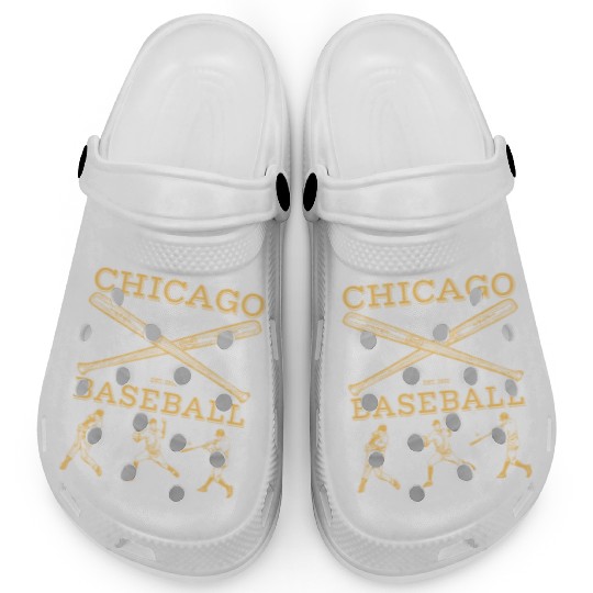 Vintage Chicago baseball est 1900 Clogs