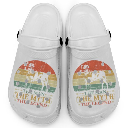 Great Dane Dad The Man Legend Vintage Clogs