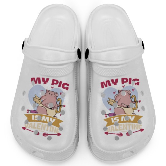 Pig animal piglet farm funny gift Clogs