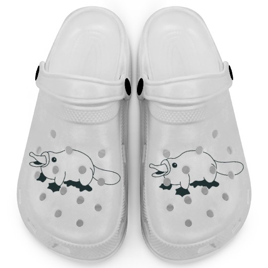 Cute little walking squat platypus Clogs