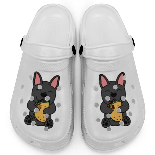 French Bulldog Taco Lover Clogs