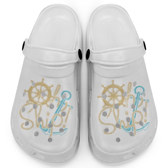Ship sailing sailboat motor boat Clogs