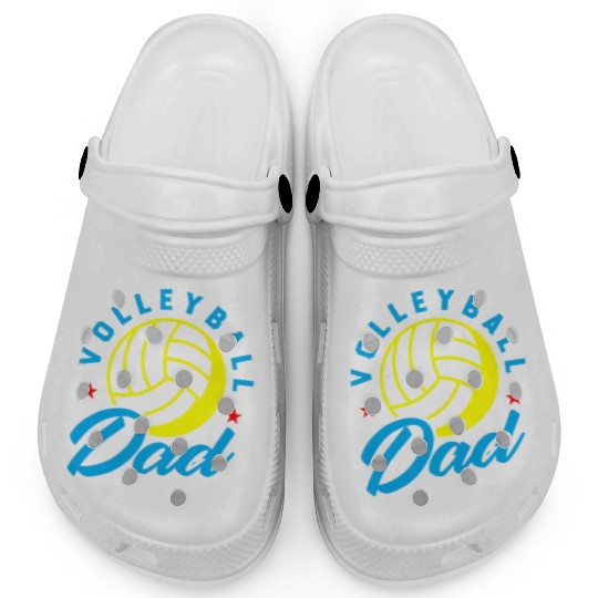 Volleyball Daddy Volleyball Dad Clogs